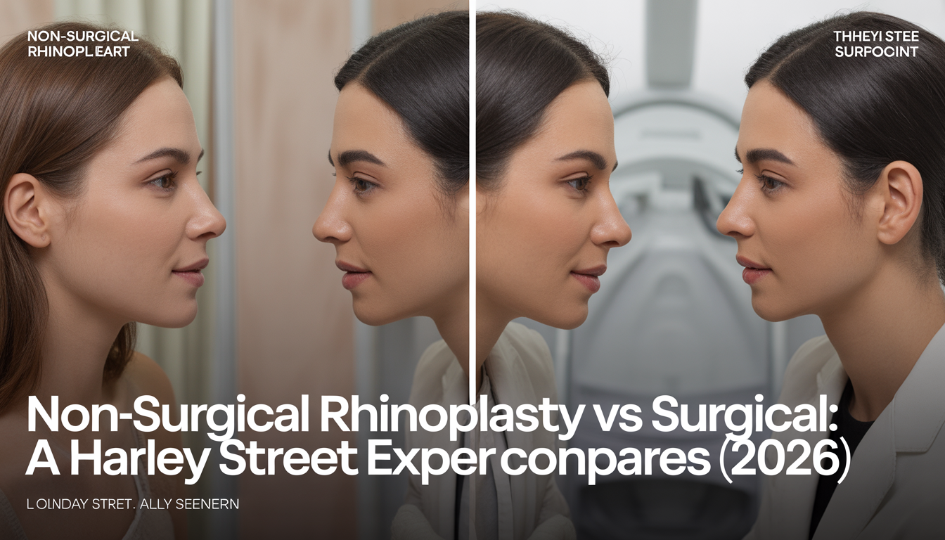 Non Surgical Rhinoplasty vs Surgical: A Harley Street Expert Compares (2026)